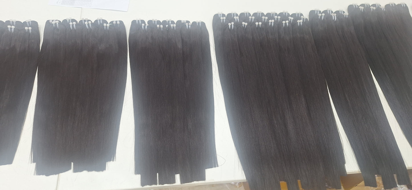 Raw Vietnamese Straight Wholesale Bundle Pack (1kg / 10 Bundles)
